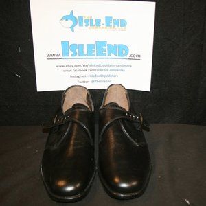 Barclay Black Loafer Dress Shoes with Buckle Used